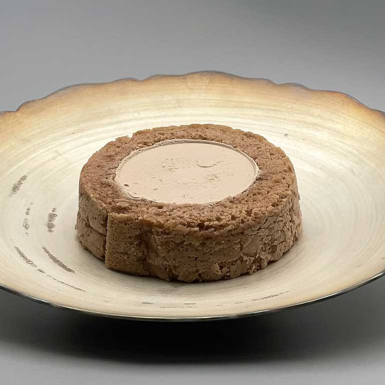 米粉のもちふわチョコロールケーキ